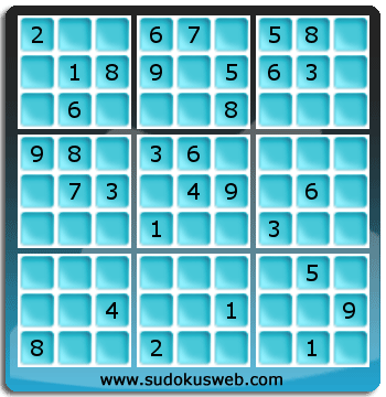 Sudoku von mittelmässiger höhe