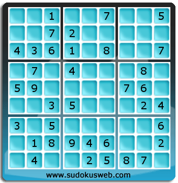 Sudoku von einfacher höhe