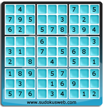 Sudoku de Niveau Très Facile