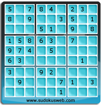 Sudoku de Nivel Fácil Sudoku de Nivel Fácil
