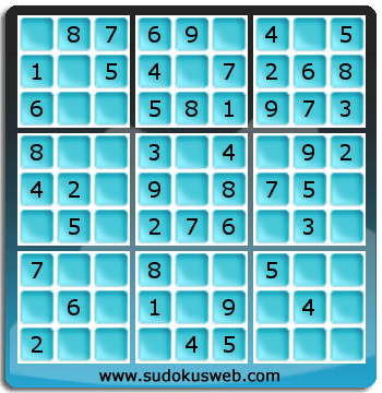 Sudoku de Niveau Très Facile