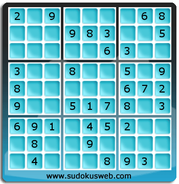 Sudoku von einfacher höhe