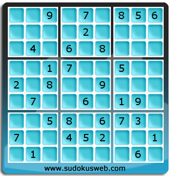 Sudoku von mittelmässiger höhe