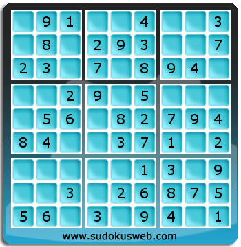 Sudoku de Nivell Molt Fàcil