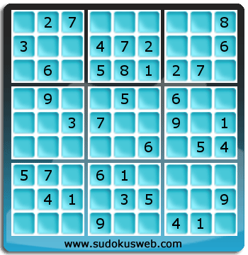 Sudoku von einfacher höhe