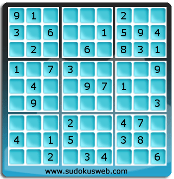 Sudoku von einfacher höhe