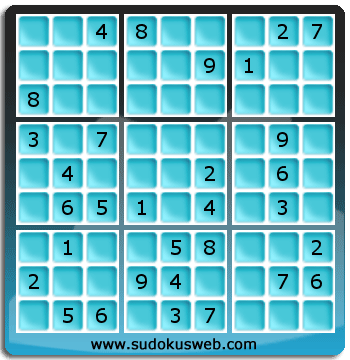 Sudoku von mittelmässiger höhe