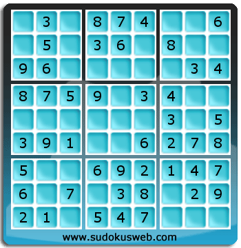 Sudoku de Niveau Très Facile