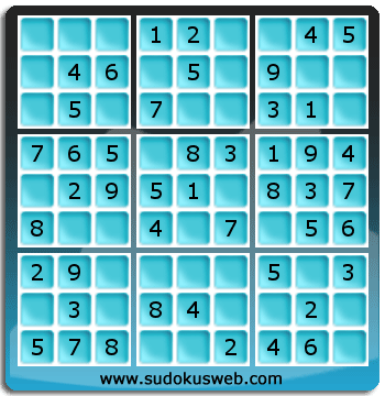 Sudoku de Nivel Muy Fácil