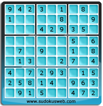 Nivel Muito Facil de Sudoku