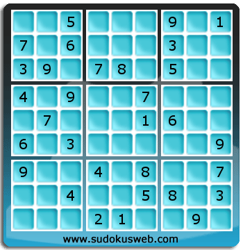 Sudoku von mittelmässiger höhe