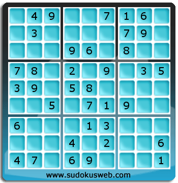 Sudoku von einfacher höhe