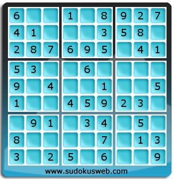 Sudoku von sehr einfacher höhe