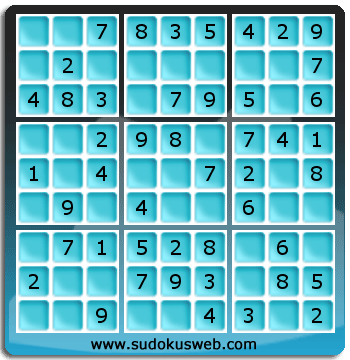 Sudoku de Nivel Muy Fácil Sudoku de Nivel Muy Fácil