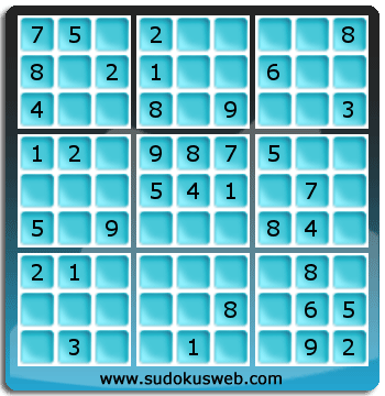 Sudoku de Nivel Fácil Sudoku de Nivel Fácil