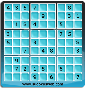 Sudoku von mittelmässiger höhe