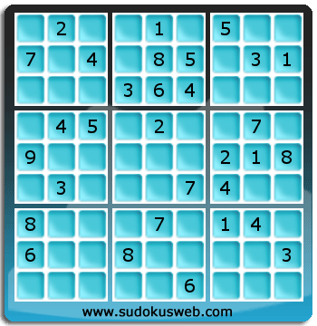 Sudoku von mittelmässiger höhe