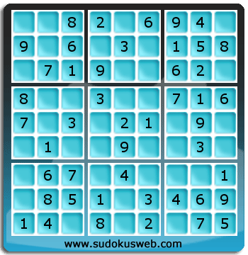 Sudoku de Nivel Muy Fácil Sudoku de Nivel Muy Fácil
