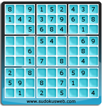 Sudoku de Nivel Muy Fácil