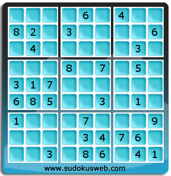 Sudoku von mittelmässiger höhe