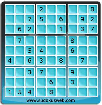 Sudoku von mittelmässiger höhe