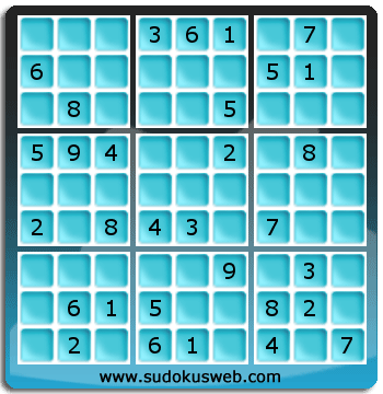 Sudoku von mittelmässiger höhe