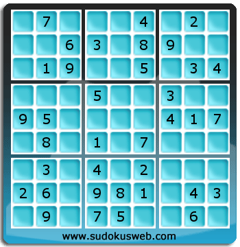 Sudoku von einfacher höhe