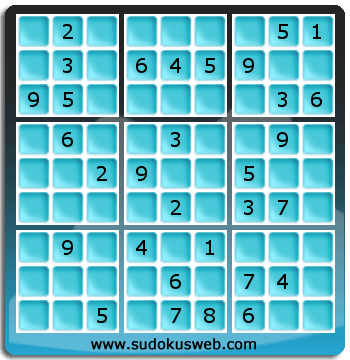 Sudoku von mittelmässiger höhe