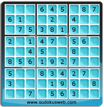 Sudoku von sehr einfacher höhe