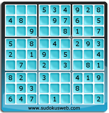 Sudoku de Niveau Très Facile