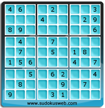 Sudoku von mittelmässiger höhe Sudoku von mittelmässiger höhe