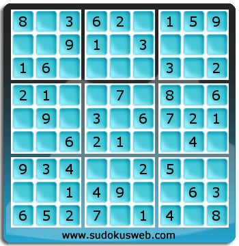 Nivel Muito Facil de Sudoku