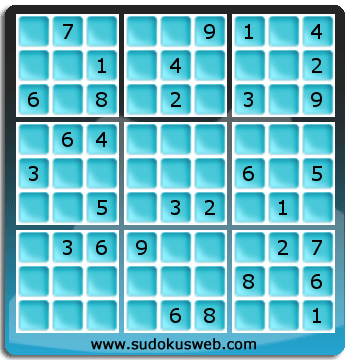 Sudoku von mittelmässiger höhe