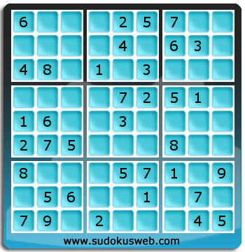 Sudoku von einfacher höhe