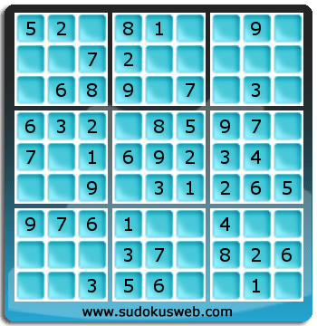 Sudoku von sehr einfacher höhe