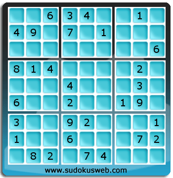 Sudoku von mittelmässiger höhe