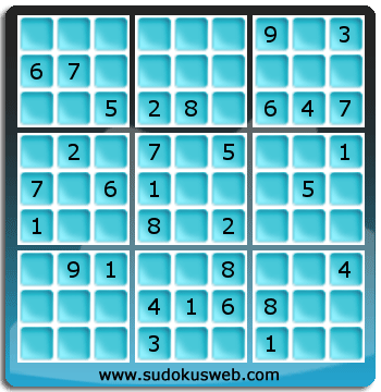 Sudoku von mittelmässiger höhe