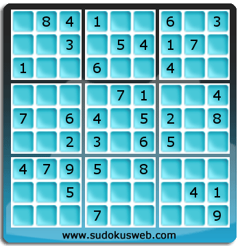 Sudoku von einfacher höhe