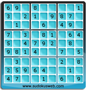 Sudoku de Niveau Très Facile