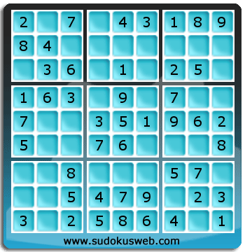 Sudoku von sehr einfacher höhe