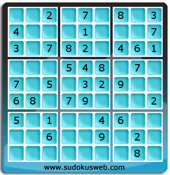 Sudoku von einfacher höhe