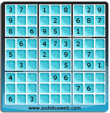 Sudoku von einfacher höhe