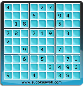 Sudoku von mittelmässiger höhe