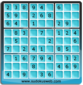 Sudoku de Nivel Muy Fácil