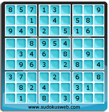 Sudoku von sehr einfacher höhe