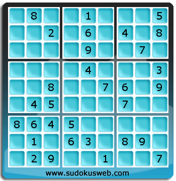 Sudoku von mittelmässiger höhe