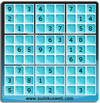 Sudoku von einfacher höhe Sudoku von einfacher höhe