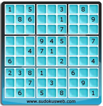 Sudoku von mittelmässiger höhe