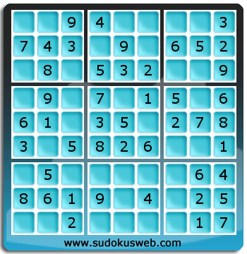 Sudoku von sehr einfacher höhe