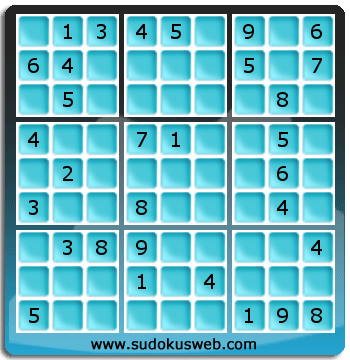 Sudoku von mittelmässiger höhe